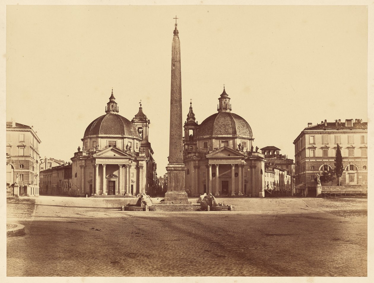 Utsikt over Piazza del Popolo av James Anderson