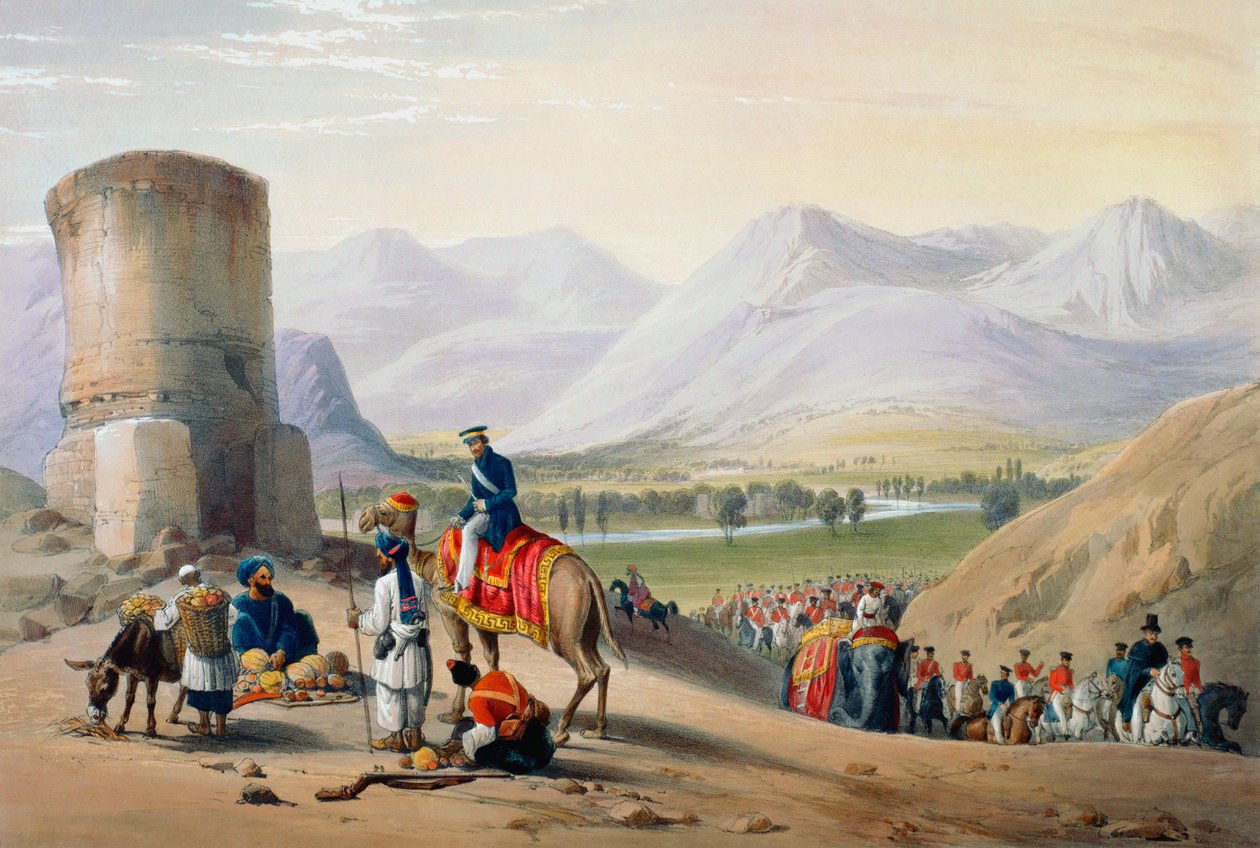 Første anglo-afghanske krig 1838-1842 av James Atkinson