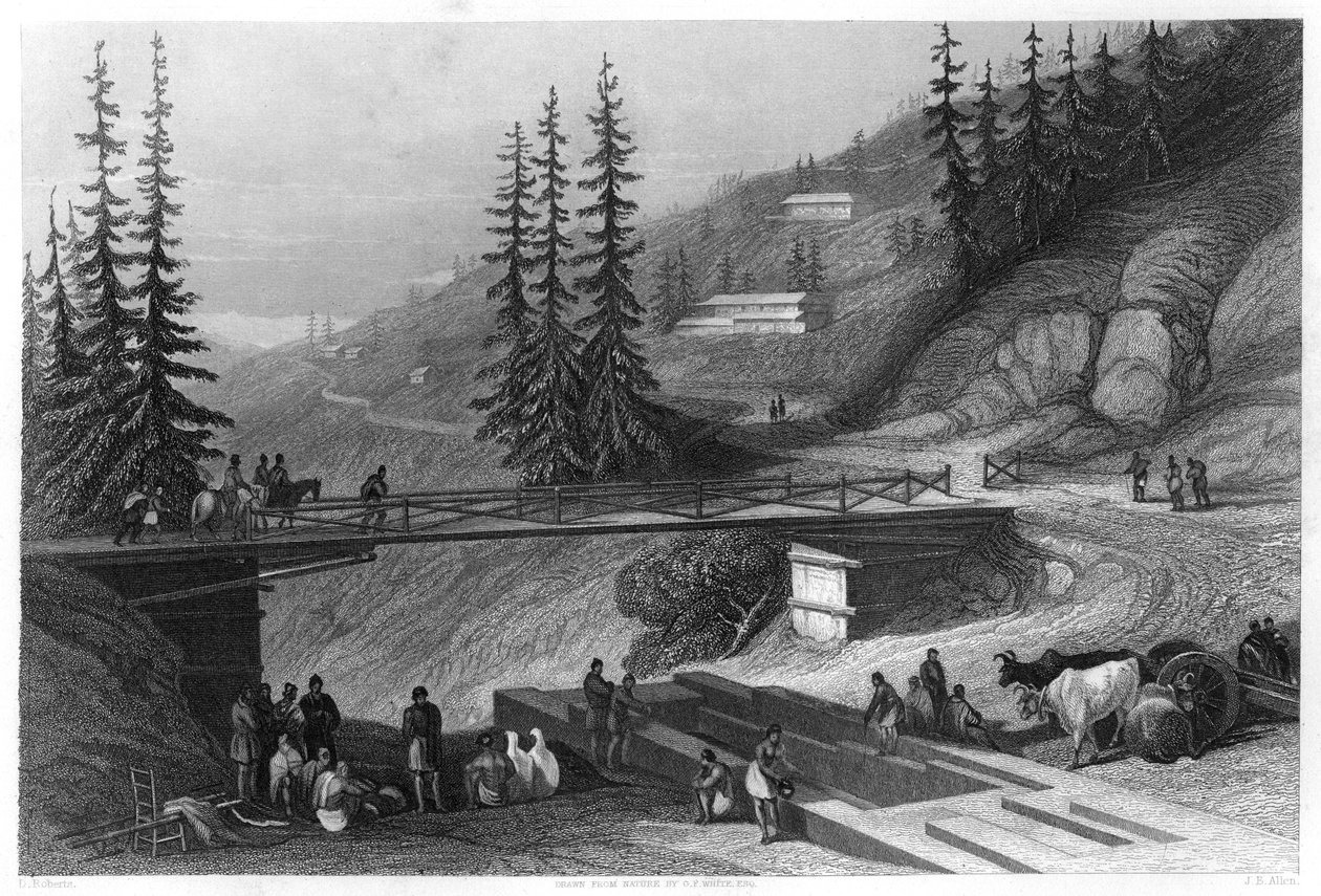 Simla, India, c1860. av James B. Allen
