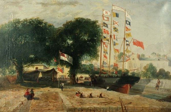 The Three Masted Schooner 