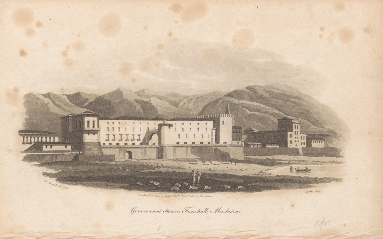 Regjeringshuset, Funchall, Madeira av James Baily