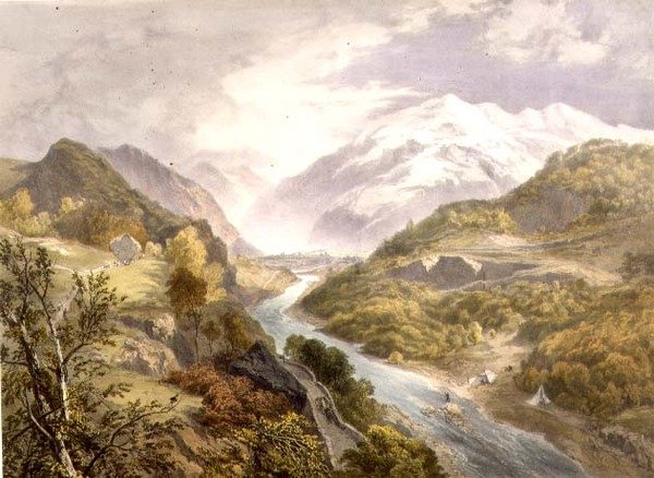 Derwent River og Borrowdale, fra 