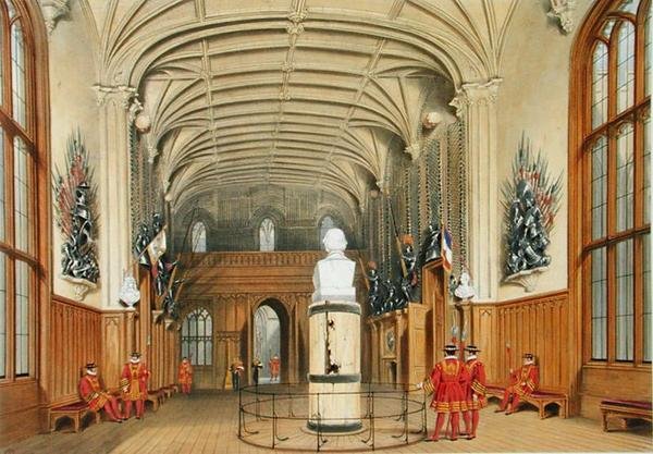 Vaktkammeret, Windsor Castle av James Baker (after) Pyne