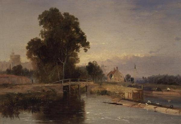 Lekter med en låseport og Windsor Beyond av James Baker Pyne