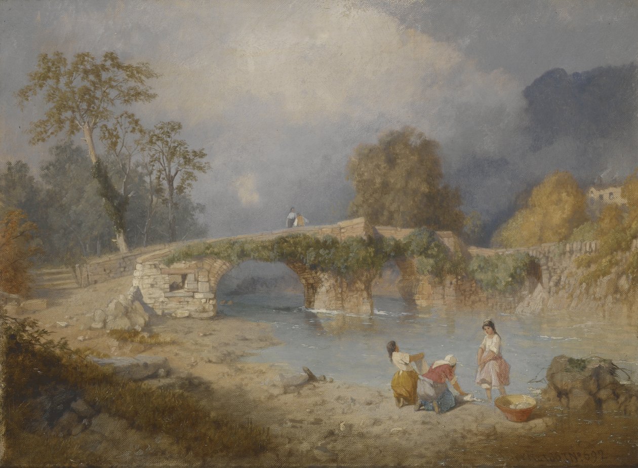 Rydder opp for fint vær, Beddgelert, Nord-Wales av James Baker Pyne