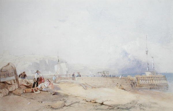 Dover havn av James Baker Pyne