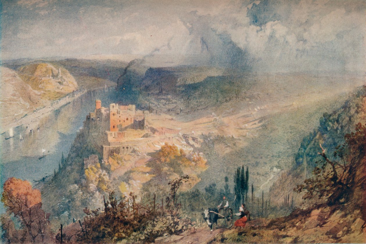 På Rhinen, 1852 av James Baker Pyne