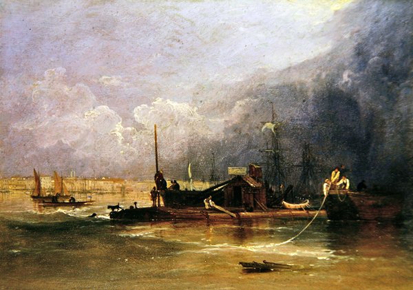 The Boatyard, Bristol av James Baker Pyne