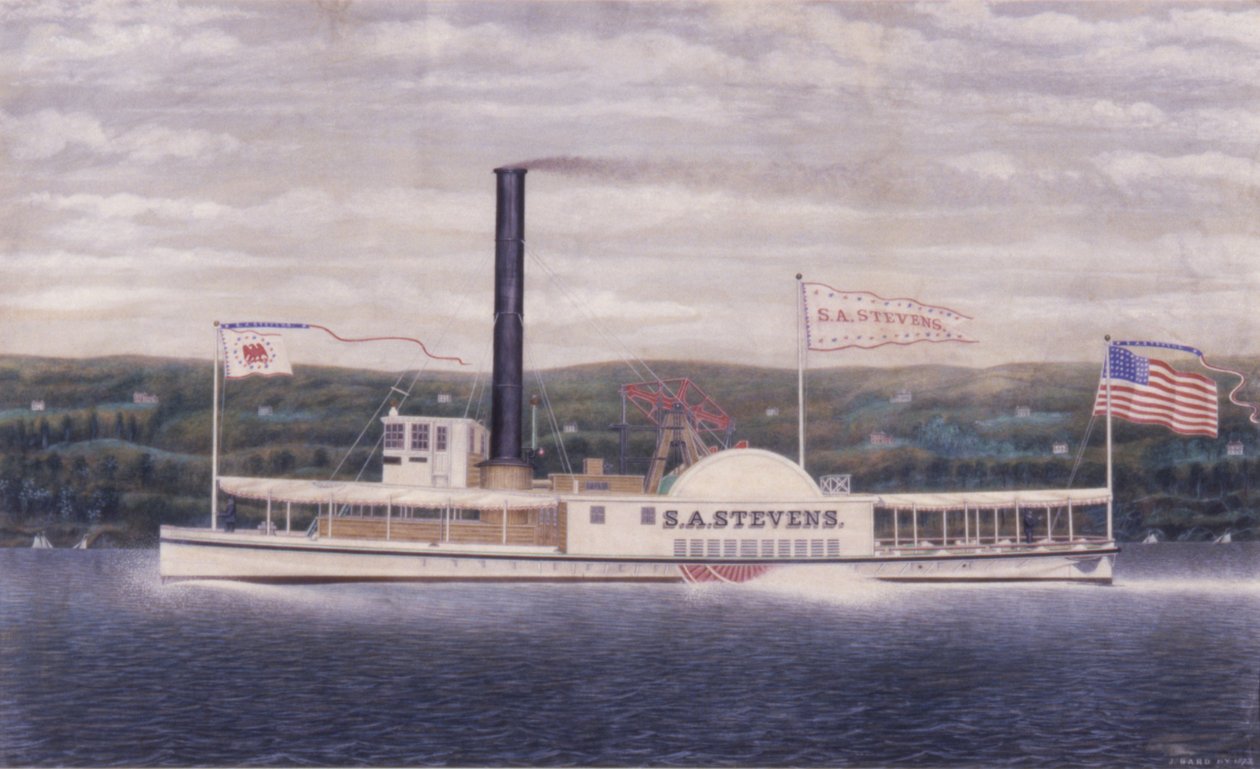 Sarah A. Stevens, 1873. av James Bard
