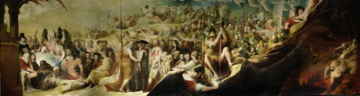 Elysium, eller State of Final Retribution, sjette i serien The Progress of Human Culture and Knowledge, ca. 1777-84 (se 101467 og 101468) av James Barry