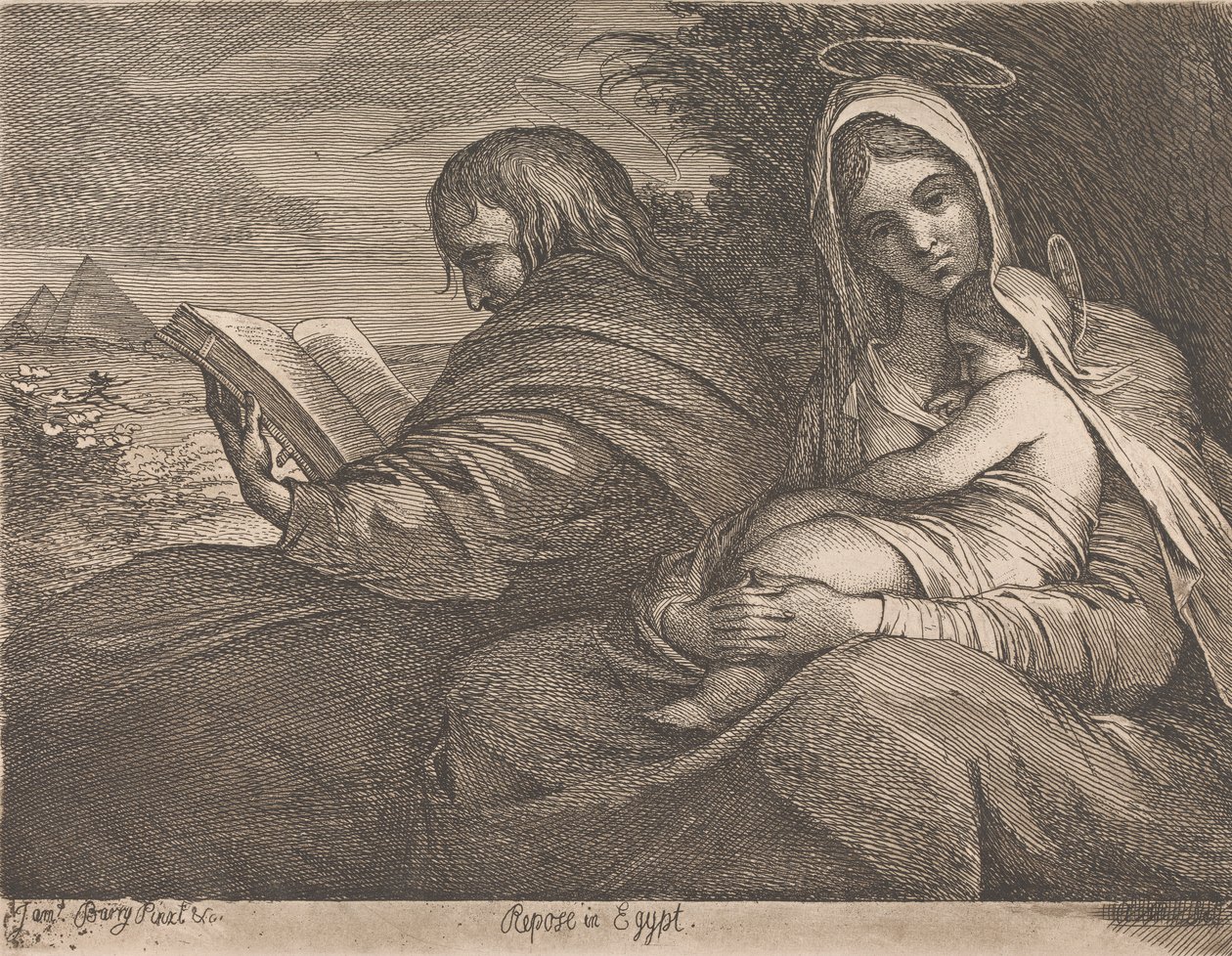 Hvil i Egypt av James Barry