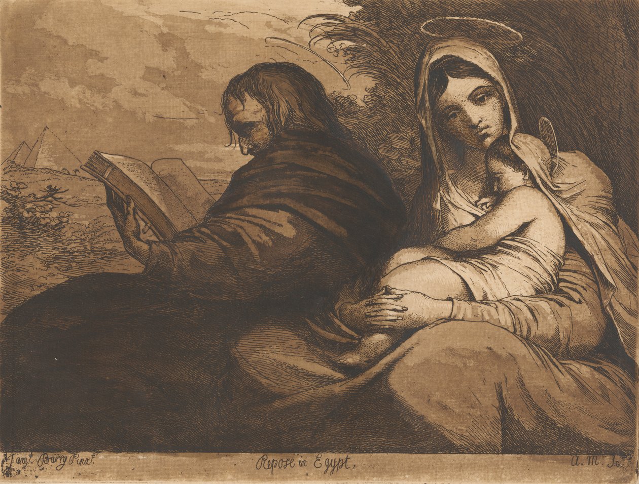 Hvil i Egypt av James Barry