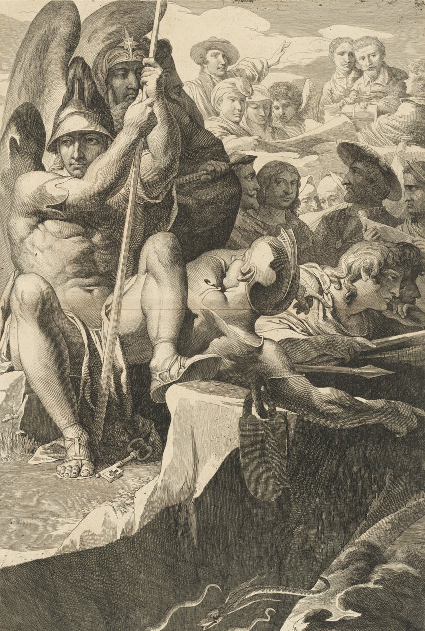 Englevaktene, ca. 1802. av James Barry