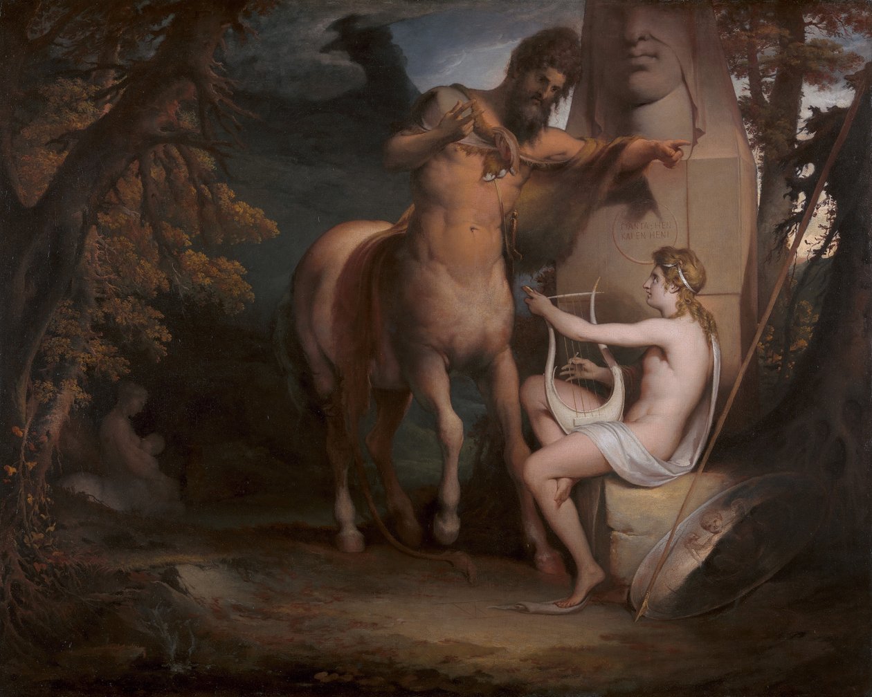 The Education of Achilles [1772, Royal Academy of Arts, London, utstillingskatalog] av James Barry