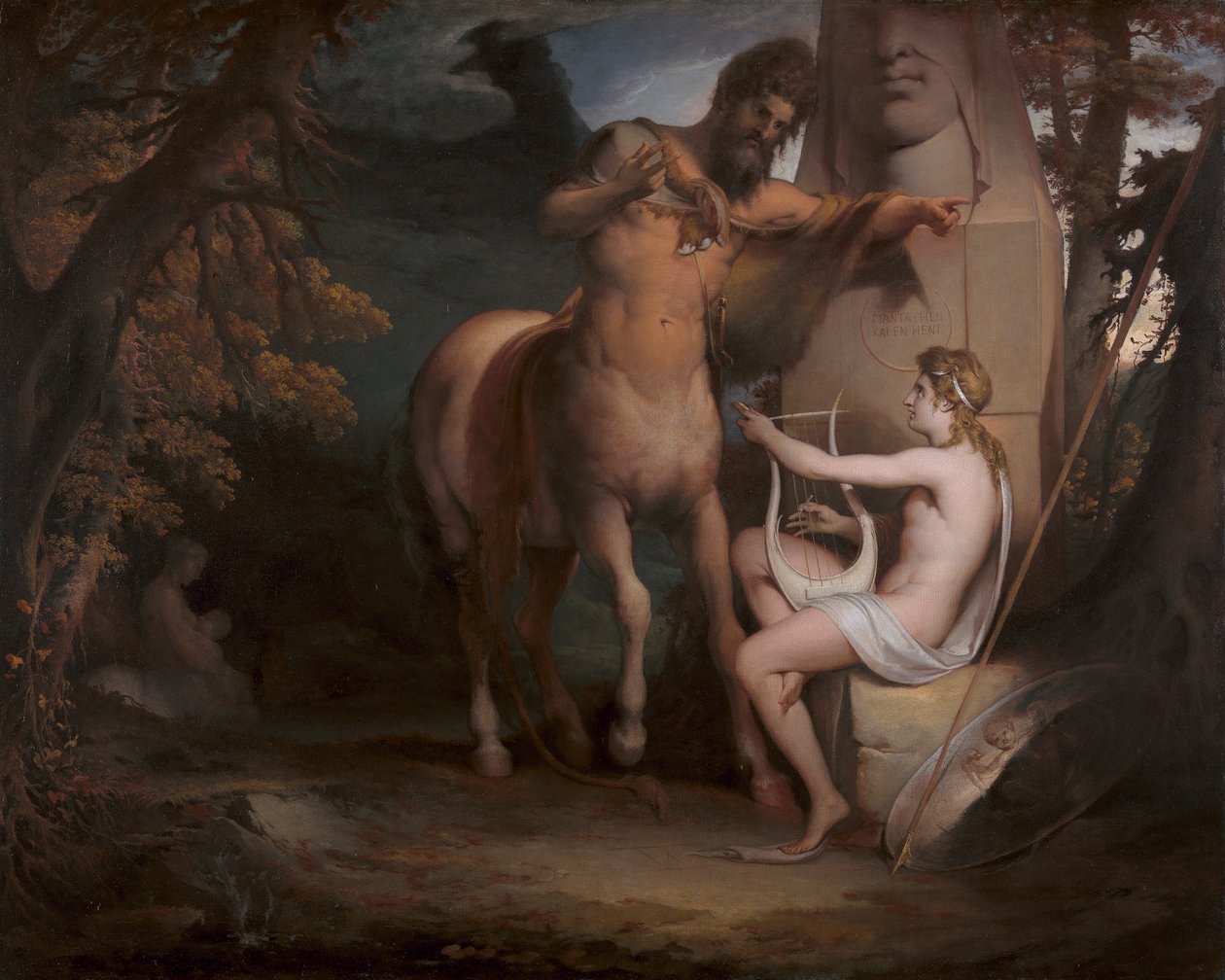 The Education of Achilles [1772, Royal Academy of Arts, London, utstillingskatalog] av James Barry