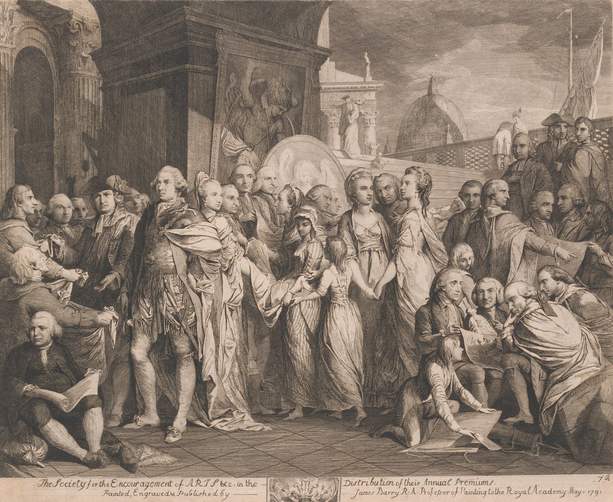 The Society for the Encouragement of the Arts (2 eksemplarer) av James Barry