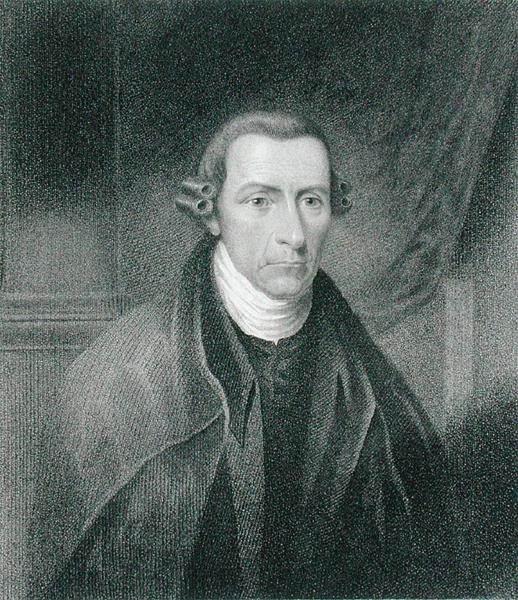 Patrick Henry (1736-99) gravert av Edward Wellmore (fl.1835) (gravering) av James Barton (after) Longacre
