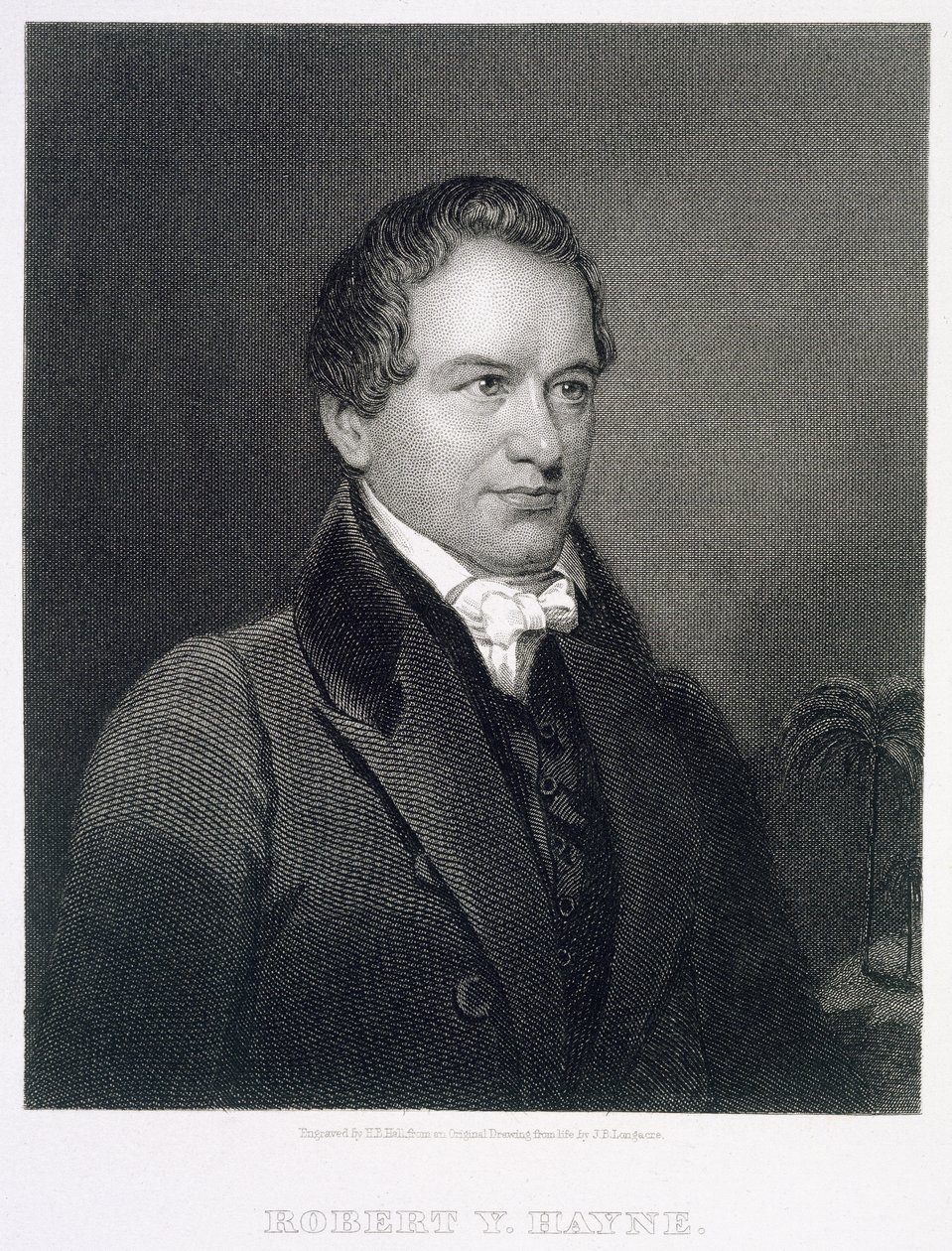 Robert Young Hayne (1791-1841) gravert av Henry Bryan Hall (1808-84) av James Barton Longacre