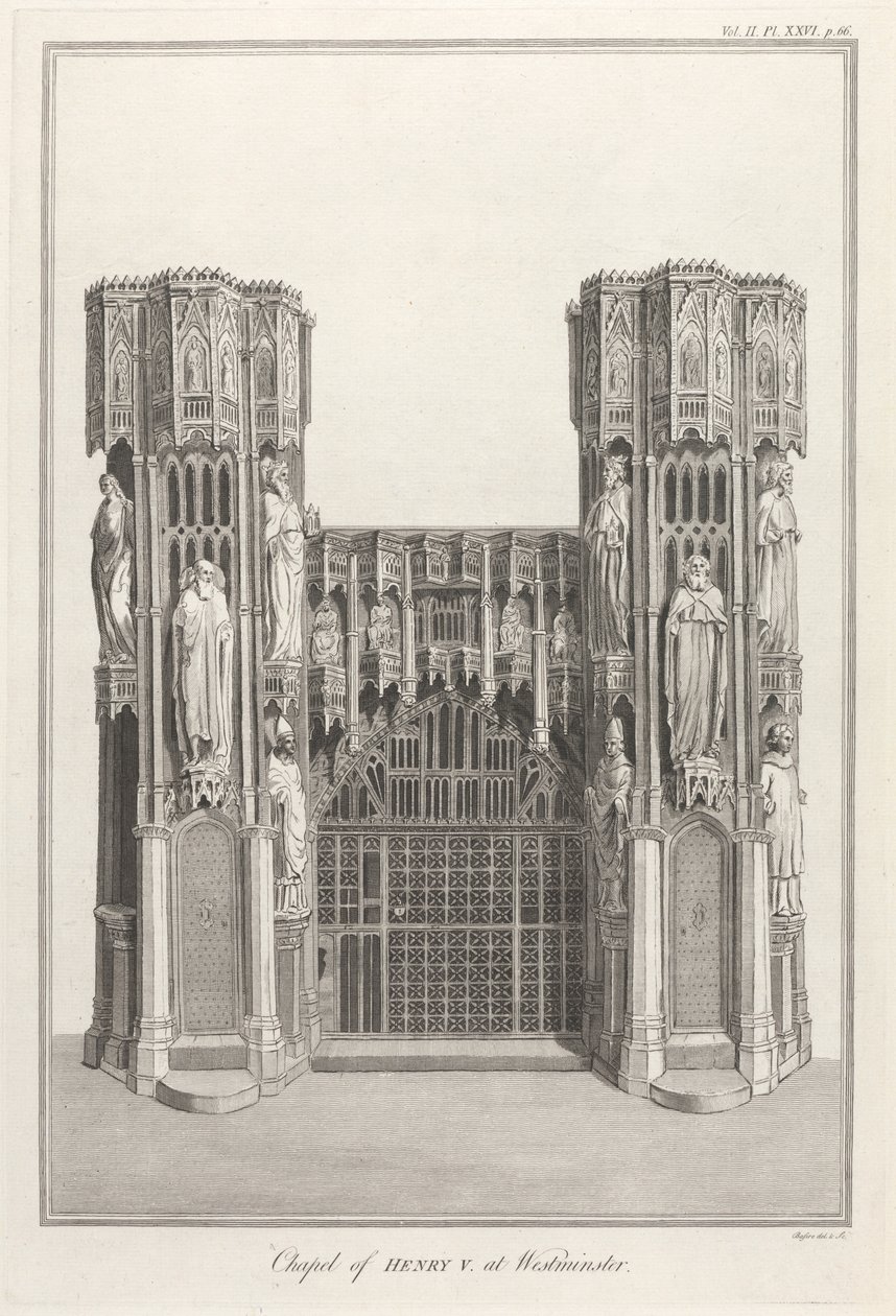 Kapell til Henry V i Westminster av James Basire