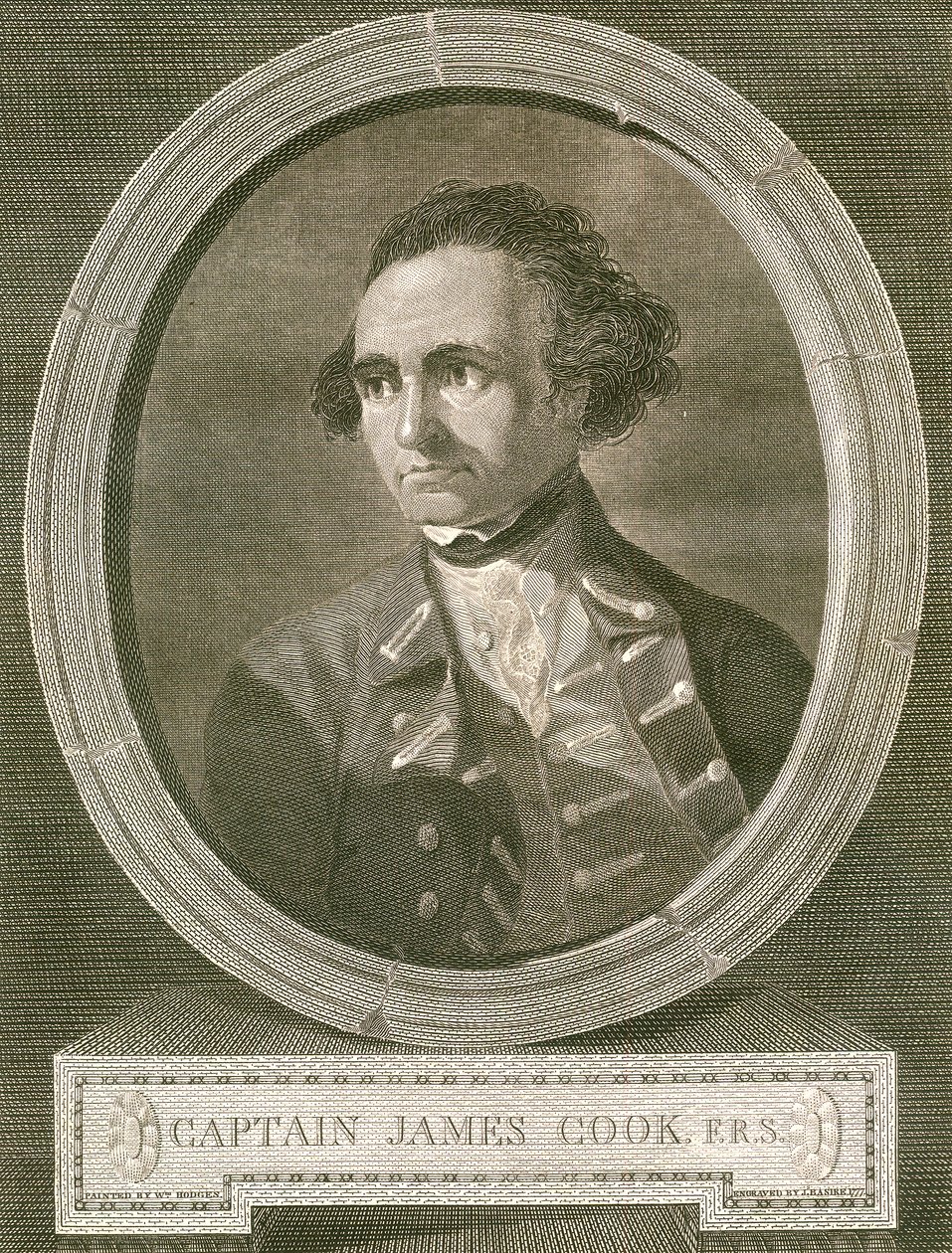 Portrett av kaptein James Cook av James Basire