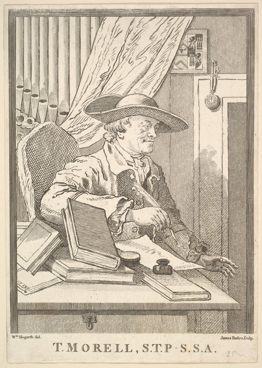 Thomas Morell, S.T.P.- S.S.A., februar 1762. av James Basire I