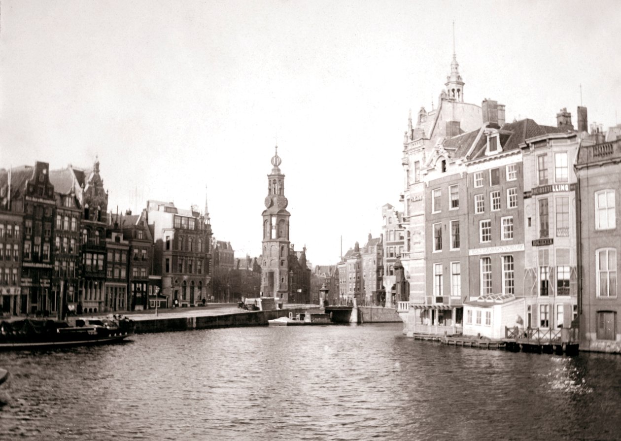Kanal, Amsterdam, 1898. av James Batkin