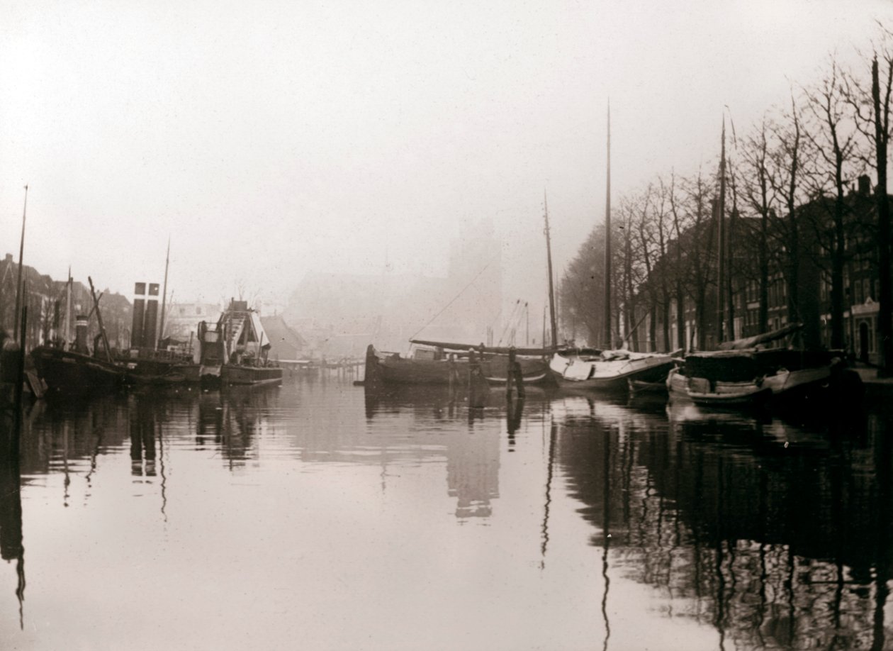 Kanalbåter, Dordrecht, Nederland, 1898. av James Batkin