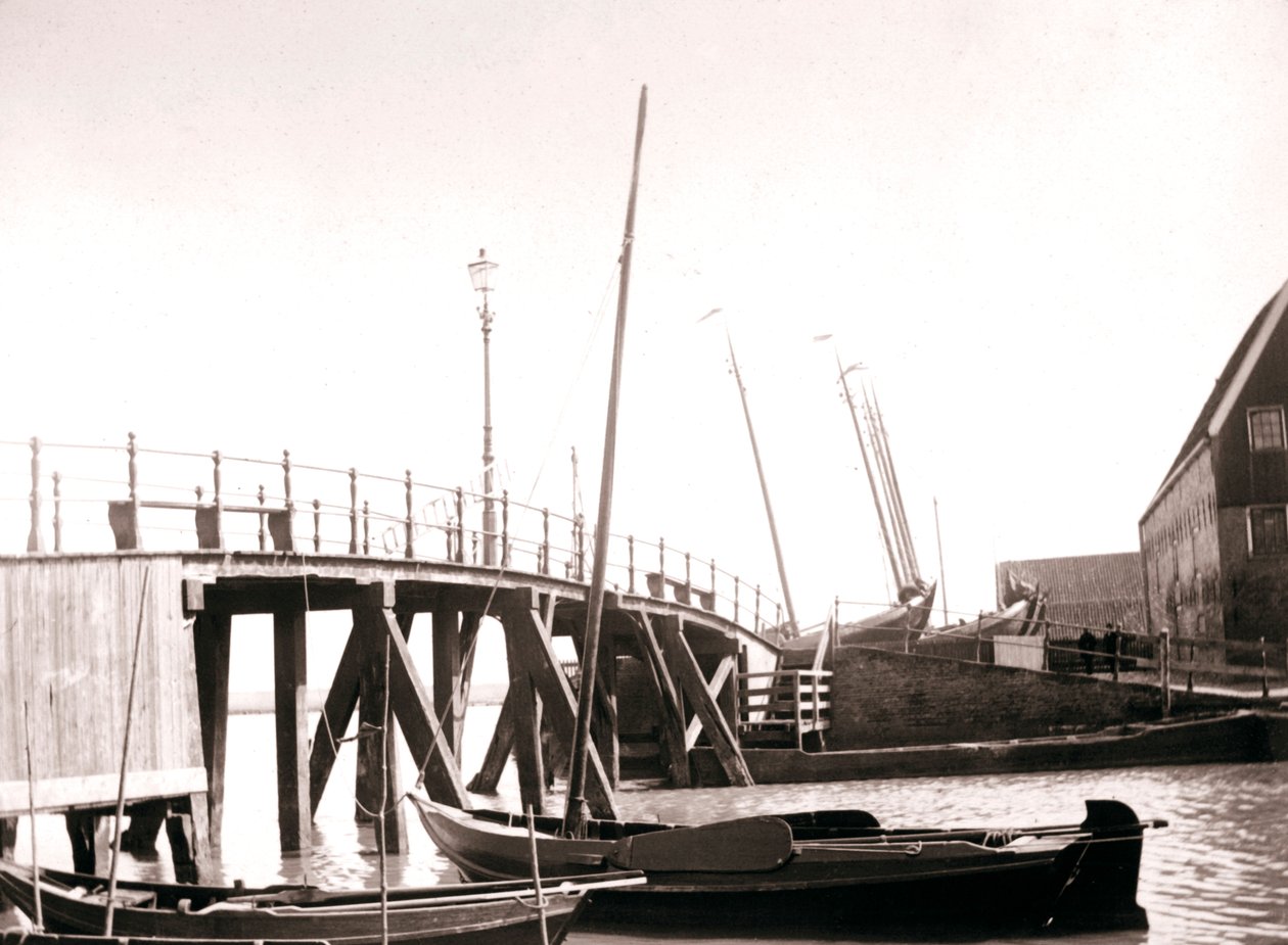 Kanalbåter, Marken Island, Nederland, 1898 av James Batkin
