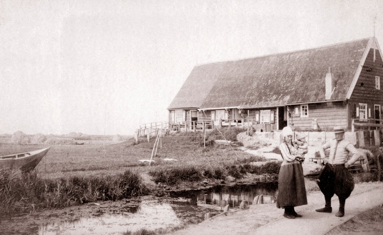 Innbyggere på Marken Island, Nederland, 1898. av James Batkin