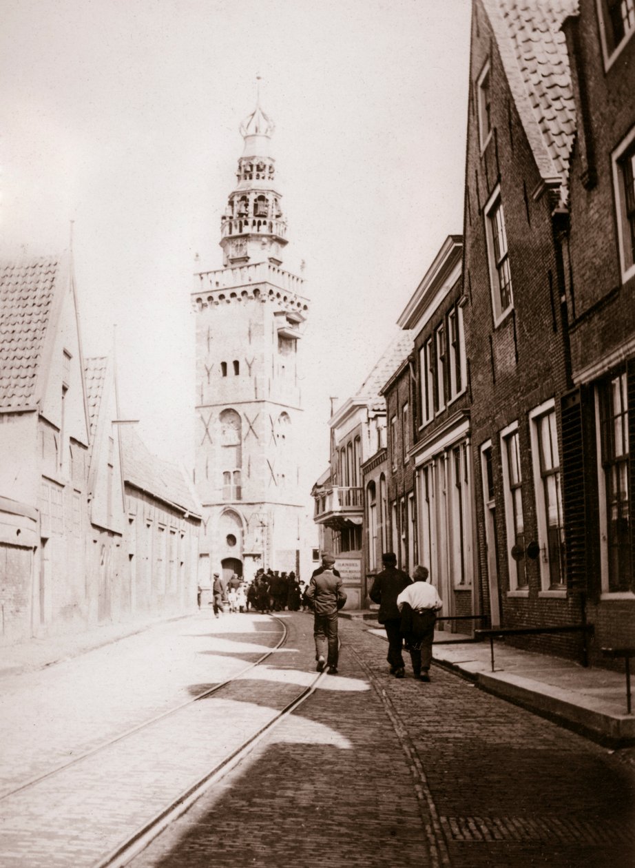 Gatebilde, Monnickendam, Nederland, 1898. av James Batkin