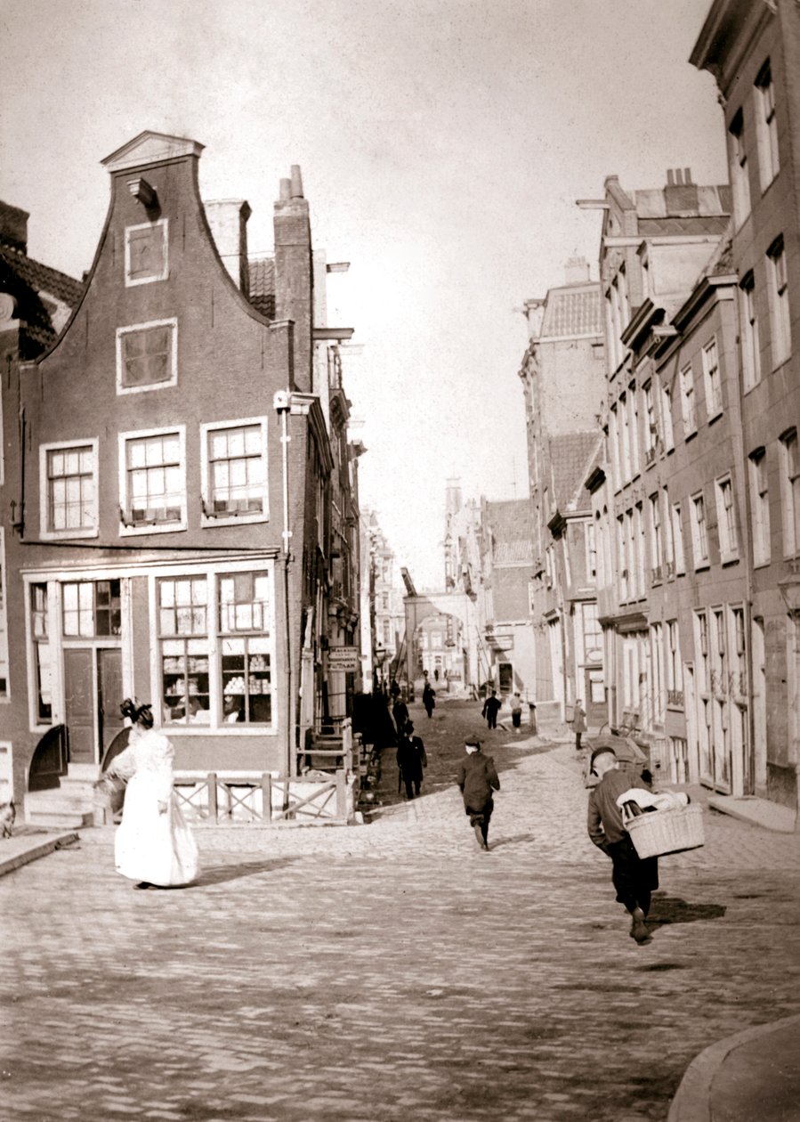 Gatebilde, Rotterdam, 1898. av James Batkin