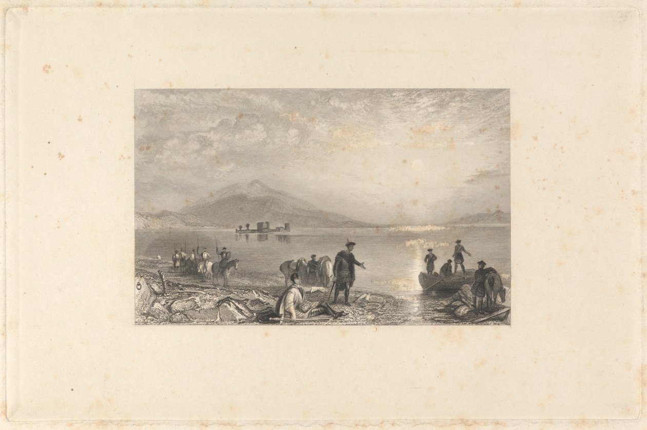 Loch Leven slott av James Baylis Allen
