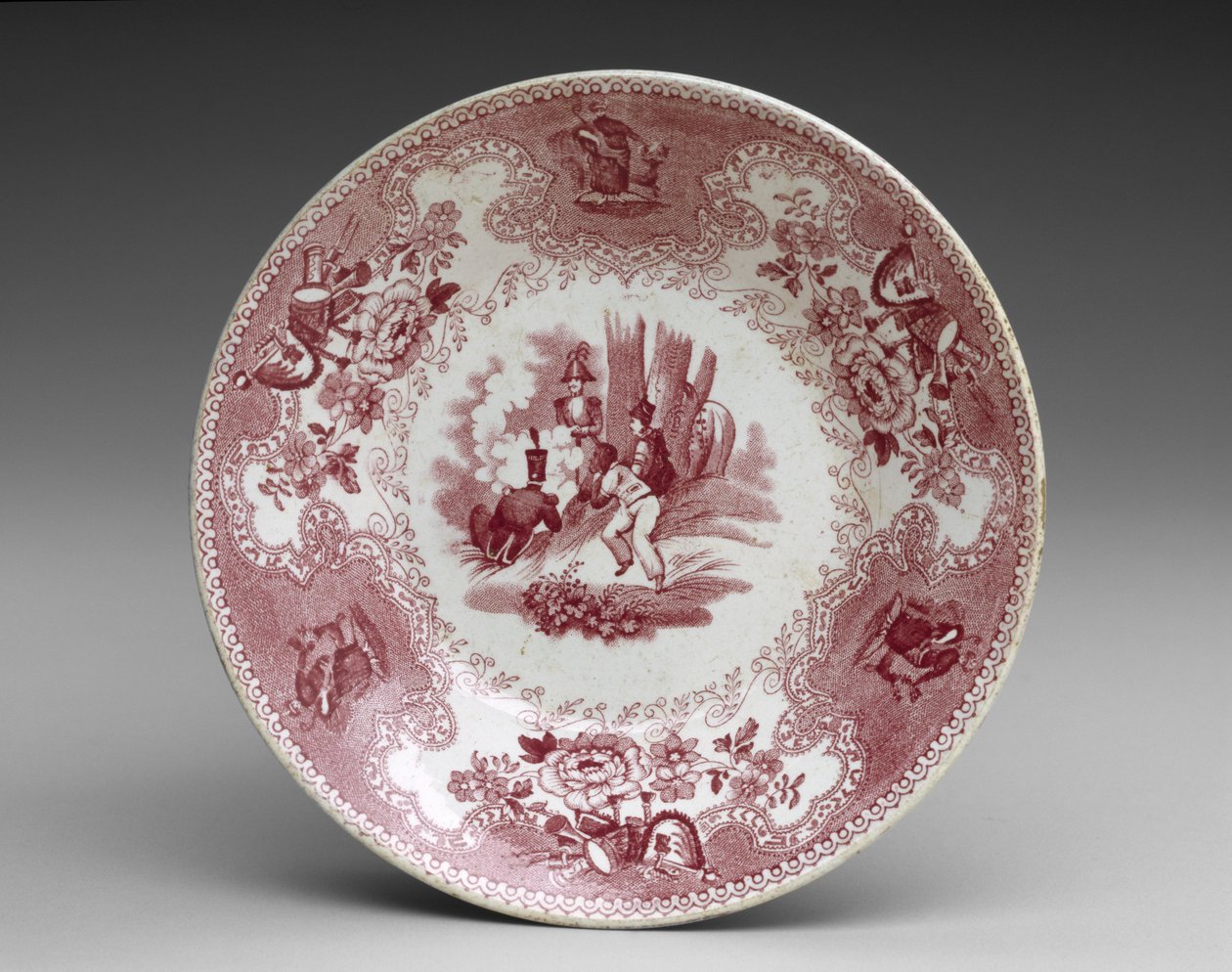 Underfat, ca. 1837-44 (overføringstrykt lertøy) av James Beech