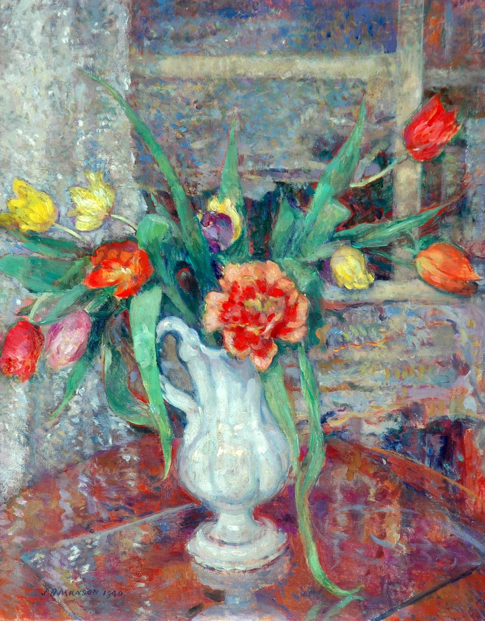 Blomsterstykke, 1940 av James Bolivar Manson