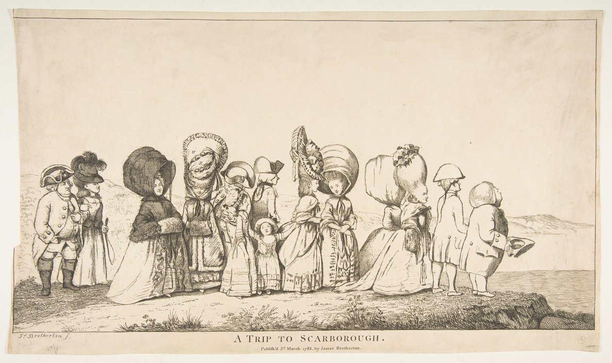 En tur til Scarborough, 3. mars 1783. av James Bretherton