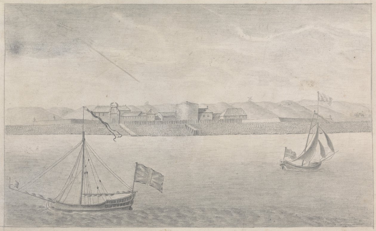 Båter i en havn av James Bruce
