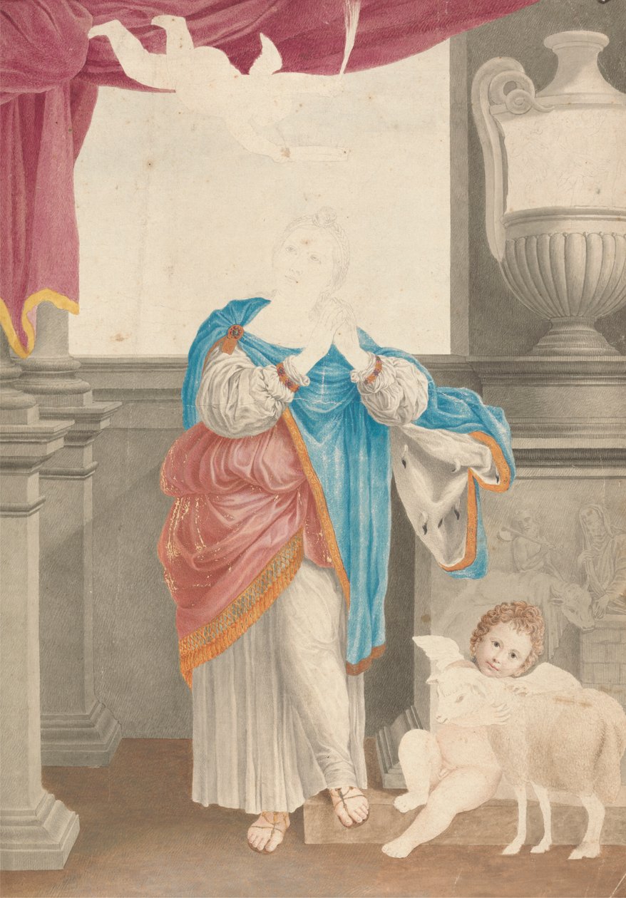 St. Agnes (etter Domenichino) av James Bruce