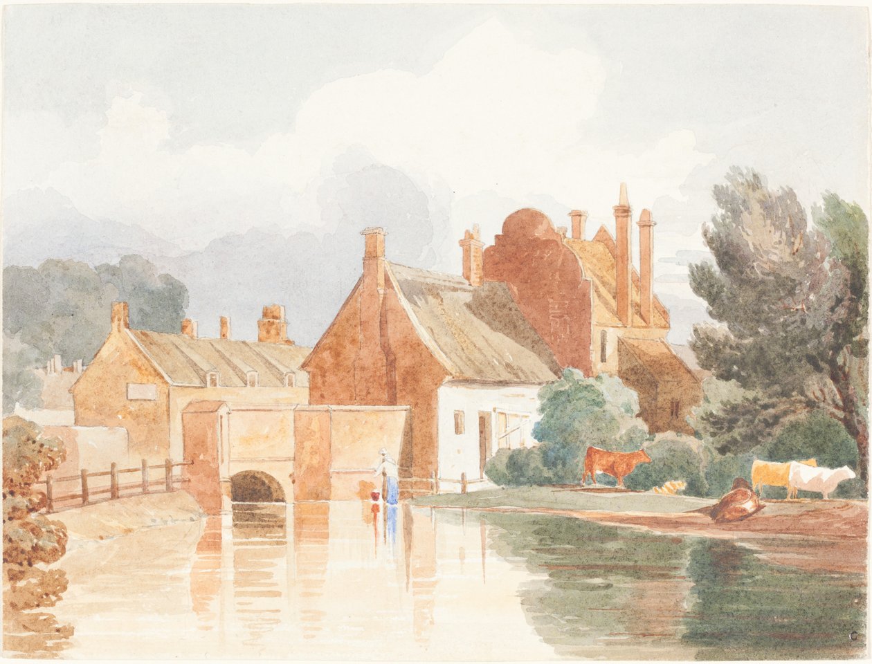 På Bure, nær Aylsham, Norfolk. av James Bulwer
