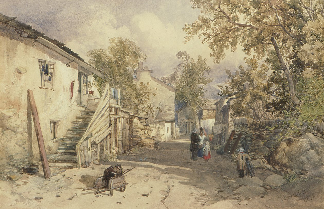 Village of Bowness, Cumberland av James Burrell Smith