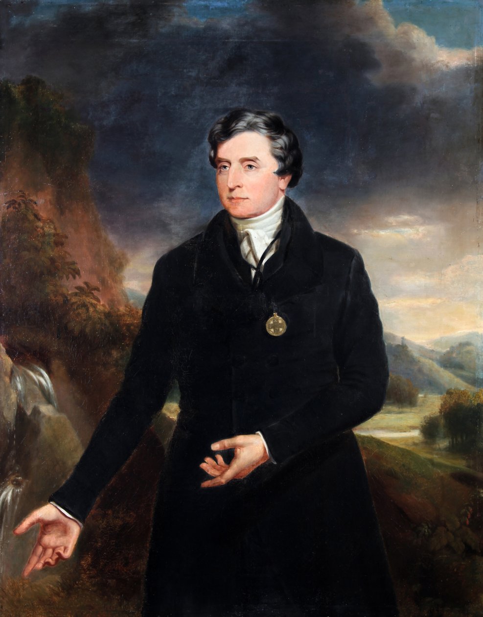 Portrett av far Theobald Mathew, ca. 1840 av James Butler Brenan