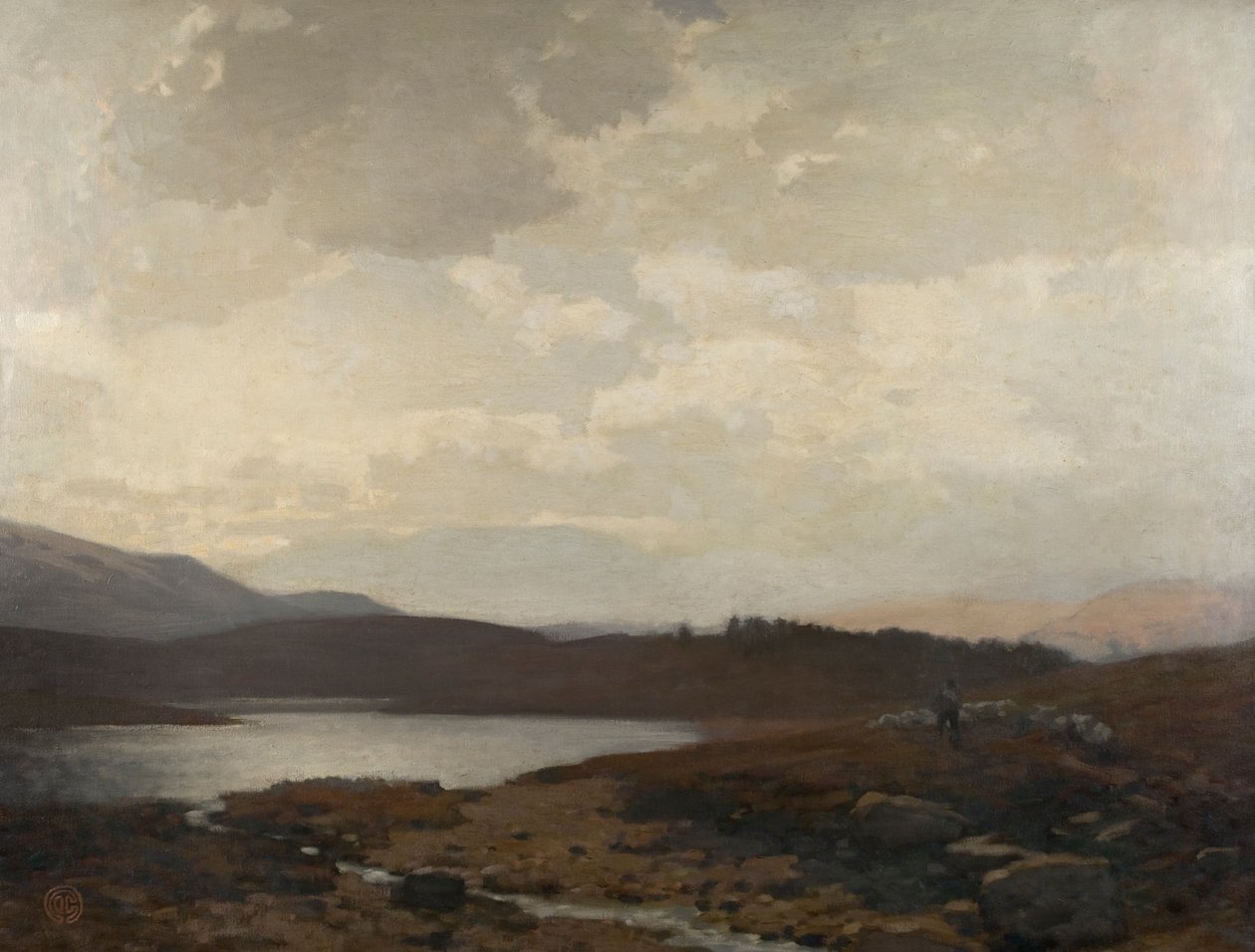 Dinnet Moor (olje på lerret) av James Cadenhead