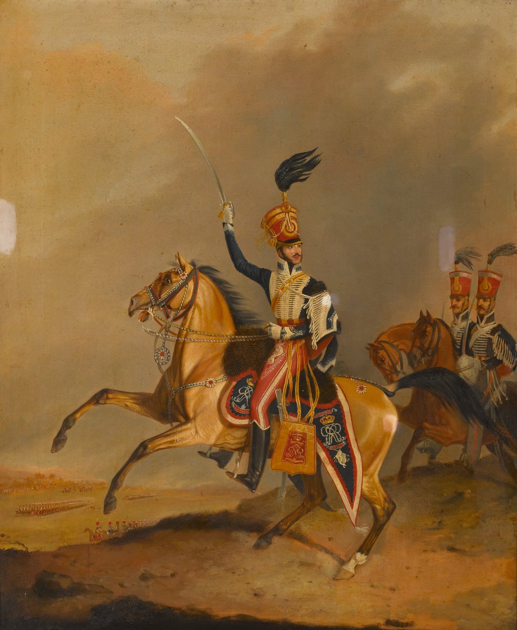Offiser for de 15. lette dragonene (Hussars) av James Canterbury (attrib. to) Pardon