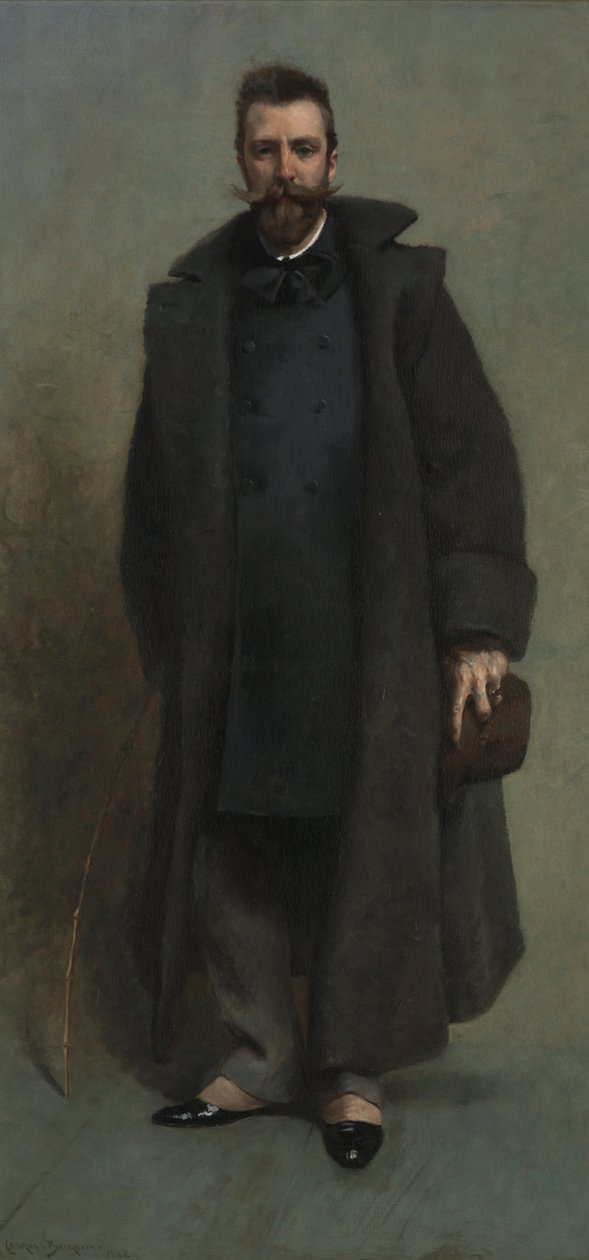 Portrett av William Merritt Chase av James Carroll Beckwith