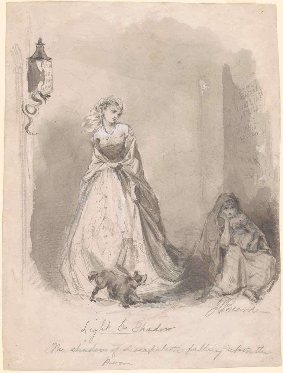 Light and Shadow: The Shadows of Dissipation Falling upon the Poor av James Carter Beard