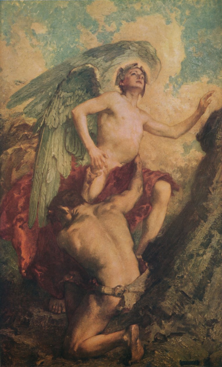 The Soul and Evil, slutten av 1800-begynnelsen av det 20. århundre, 1914. av James Clark