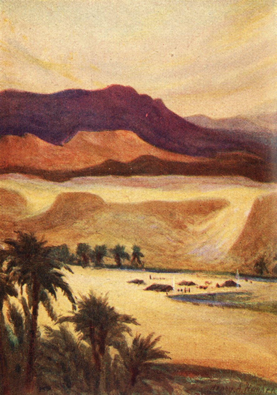 En Palestina-leir ved Elim - Heb. xiii. 11, c1924. Skapere: James Clark, Henry A Harper. av James Clark and Henry A Harper
