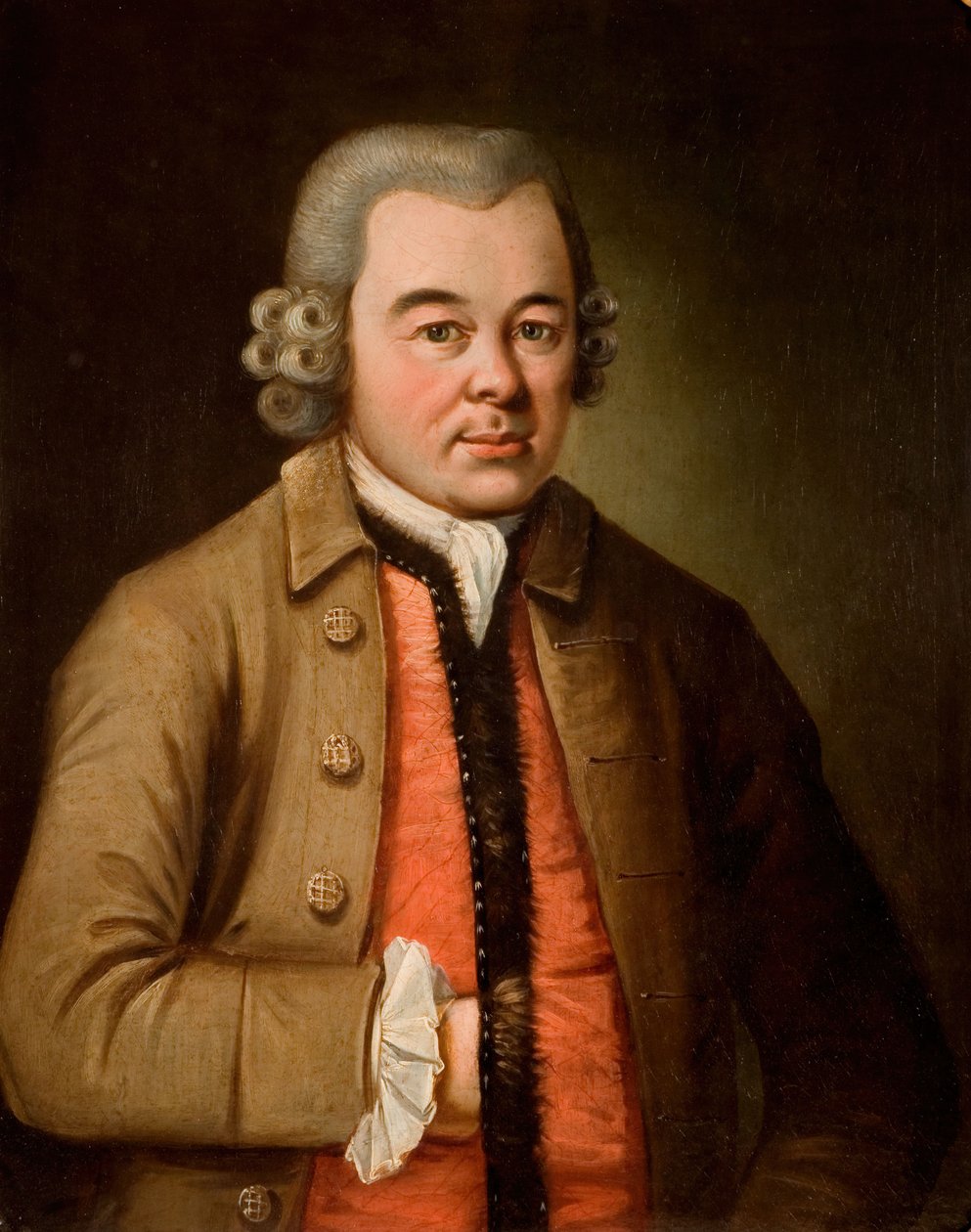 Portrett av Christopher Fuller d.1786, 1750-1780. av James Coleman