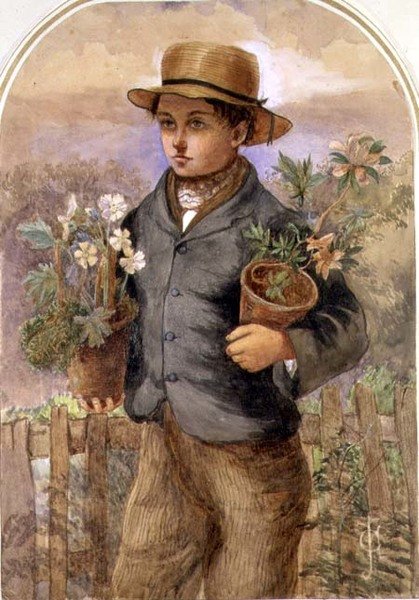 Hagegutt av James Collinson