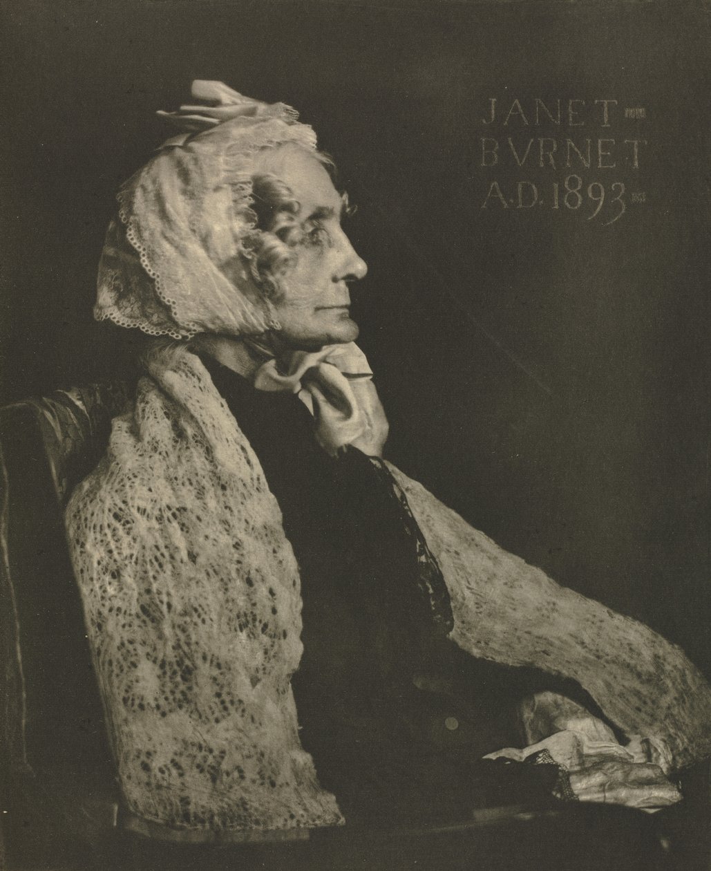 Kameraarbeid: Janet Burnet, 1907. av James Craig Annan