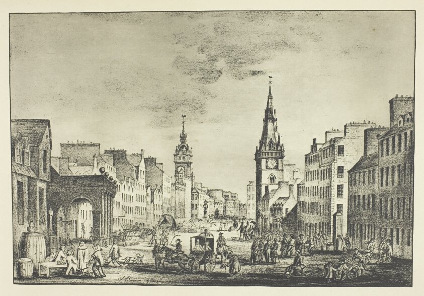 Trongate i gammel tid av James Craig Annan